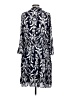 Chico's 100% Polyester Paisley Blue Casual Dress Size Lg (2.5) - photo 2