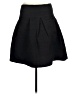 H&M Solid Black Casual Skirt Size L - photo 2