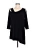 Alfani Black 3/4 Sleeve T-Shirt Size M - photo 1