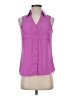 Express Outlet 100% Polyester Purple Sleeveless Blouse Size XS - photo 1
