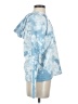 Bobi Tie-dye Blue Pullover Hoodie Size XS - photo 4