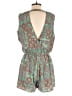 Whisper 100% Polyester Paisley Green Romper Size M - photo 2