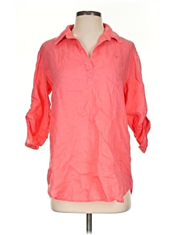 Pure Amici 3/4 Sleeve Button-Down Shirt (view 1)