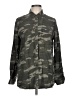 Express Outlet 100% Lyocell Camo Green Long Sleeve Button-Down Shirt Size L - photo 1