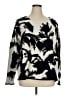 Chico's Print Black Pullover Sweater Size XL (3) - photo 1