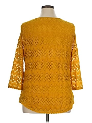 Onyx 3/4 Sleeve Blouse (view 2)