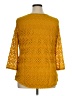 Onyx Yellow 3/4 Sleeve Blouse Size XL - photo 2