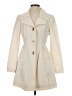 Kenneth Cole New York Solid Ivory Coat Size S - photo 1