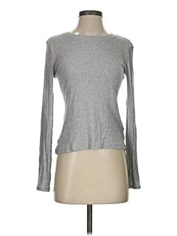 Madewell Brightside Finerib Crewneck Long-Sleeve Tee (view 1)
