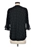 Kasper Polka Dots Black 3/4 Sleeve Blouse Size M (petite) - photo 2