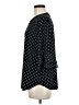 Kasper Polka Dots Black 3/4 Sleeve Blouse Size M (petite) - photo 5