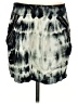 Gypsy 05 100% Silk Tie-dye Gray Silk Skirt Size S - photo 1