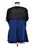 Torrid 100% Nylon Blue Short Sleeve Top Size 2X Plus (2) - photo 2