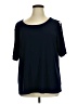 89th & Madison Blue Short Sleeve Top Size 1X - photo 1