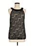 Wrapper 100% Polyester Black Sleeveless Blouse Size M - photo 1