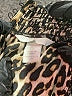 H&M Animal Print Brown Long Sleeve Blouse Size S - photo 7