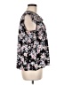 Belle + Sky 100% Polyester Floral Black Sleeveless Blouse Size M - photo 4