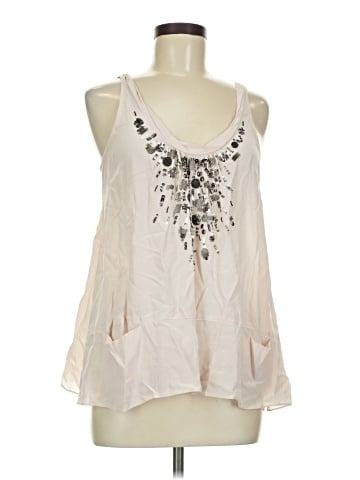 Rebecca Taylor Sleeveless Silk Top (view 1)