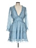 Unbranded Blue Cocktail Dress Size L - photo 1