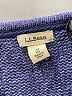 L.L.Bean 100% Cotton Blue Pullover Sweater Size M - photo 7