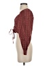 Levi's Burgundy 3/4 Sleeve Blouse Size S - photo 5