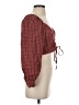 Levi's Burgundy 3/4 Sleeve Blouse Size S - photo 4