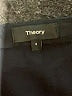 Theory Solid Black Casual Skirt Size 4 - photo 4
