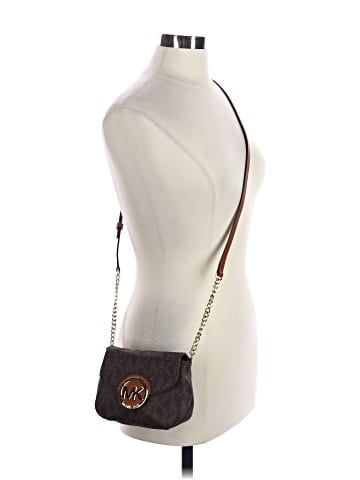 MICHAEL Michael Kors Leather Crossbody Bag (view 2)