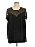 Torrid 100% Polyester Black Short Sleeve T-Shirt Size Lg Plus (0) - photo 1