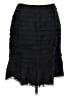 Chetta B 100% Silk Solid Black Silk Skirt Size 6 - photo 1