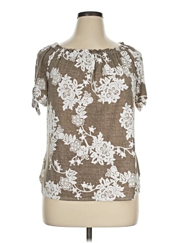 Perseption Concept Short Sleeve Blouse (view 1)