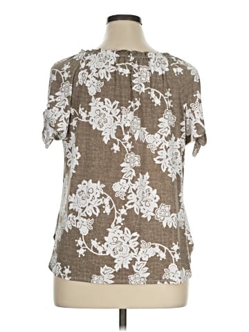 Perseption Concept Short Sleeve Blouse (view 2)