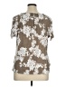 Perseption Concept Brown Short Sleeve Blouse Size XL - photo 2