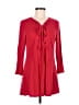 Cupio Red 3/4 Sleeve Blouse Size M - photo 1