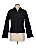 Samuel Dong Solid Black Long Sleeve Blouse Size M - photo 1