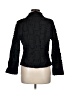 Samuel Dong Solid Black Long Sleeve Blouse Size M - photo 2