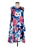 Coco And Main Floral Blue Casual Dress Size M - photo 1