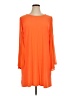 MSK Solid Orange Casual Dress Size XL - photo 1