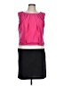 Worthington 100% Polyester Color Block Pink Cocktail Dress Size 10 - photo 1