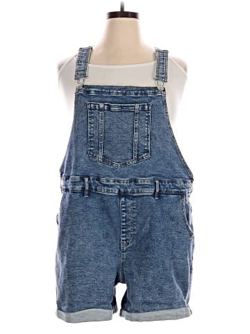 Ava & Viv Overall Shorts (view 1)