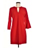 Express Solid Red Casual Dress Size M - photo 1