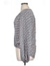 Max Studio 100% Polyester Gray Long Sleeve Blouse Size XL - photo 5