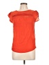 E&M Collection 100% Polyester Orange Short Sleeve Blouse Size L - photo 1