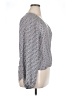 Max Studio 100% Polyester Gray Long Sleeve Blouse Size XL - photo 4