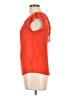 E&M Collection 100% Polyester Orange Short Sleeve Blouse Size L - photo 5