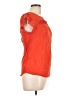 E&M Collection 100% Polyester Orange Short Sleeve Blouse Size L - photo 4