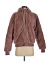 Athleta 100% Polyester Brown Faux Fur Jacket Size S - photo 1