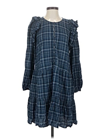 Madewell Gauze Ruffle-Trimmed Mini Dress (view 1)