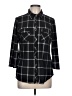 Eden & Olivia Plaid Black 3/4 Sleeve Blouse Size L - photo 1