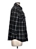 Eden & Olivia Plaid Black 3/4 Sleeve Blouse Size L - photo 4